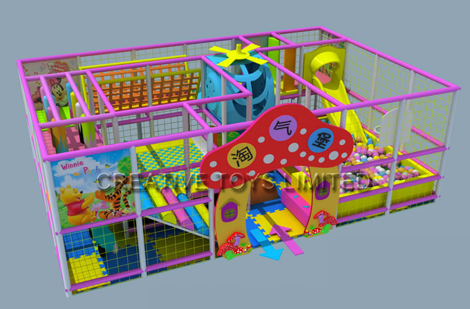 Indoor mini playground equipment