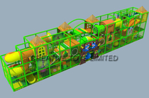 Child indoor soft playground equipment