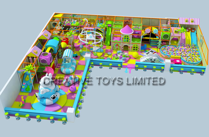 Indoor playground jungle gym playground