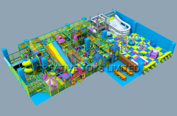 Indoor preschool playground equipment