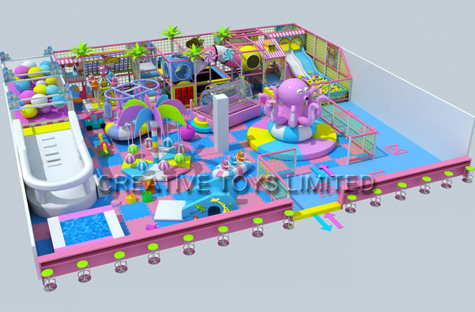 Kids indoor playground equipment