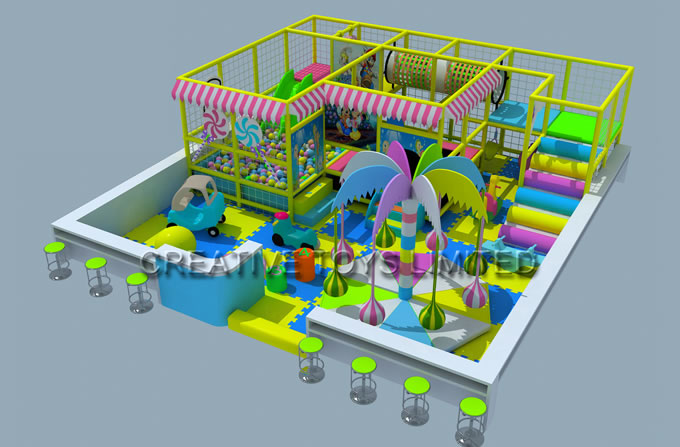 Soft indoor playground